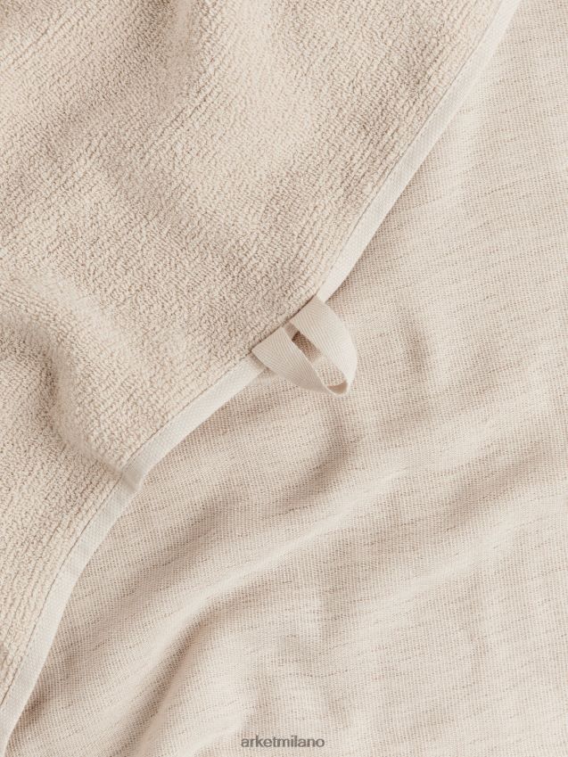 articoli per la casa esso ARKET unisex asciugamano in cotone 70 x 140 cm beige 6F0F6L1352