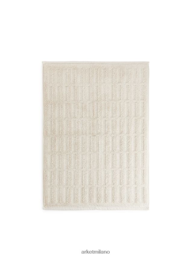 articoli per la casa esso ARKET unisex tappetino da bagno in cotone beige 6F0F6L1351