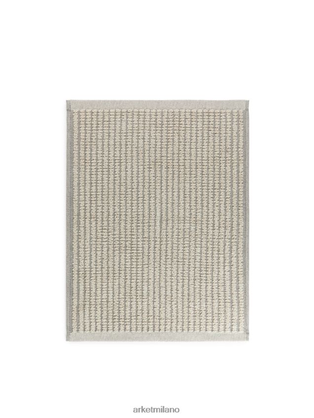 articoli per la casa esso ARKET unisex tappetino da bagno in cotone beige/grigio 6F0F6L1345