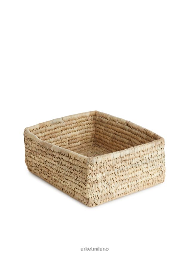 articoli per la casa esso ARKET unisex un mondo di cestini portaoggetti per palme artigianali beige 6F0F6L1347