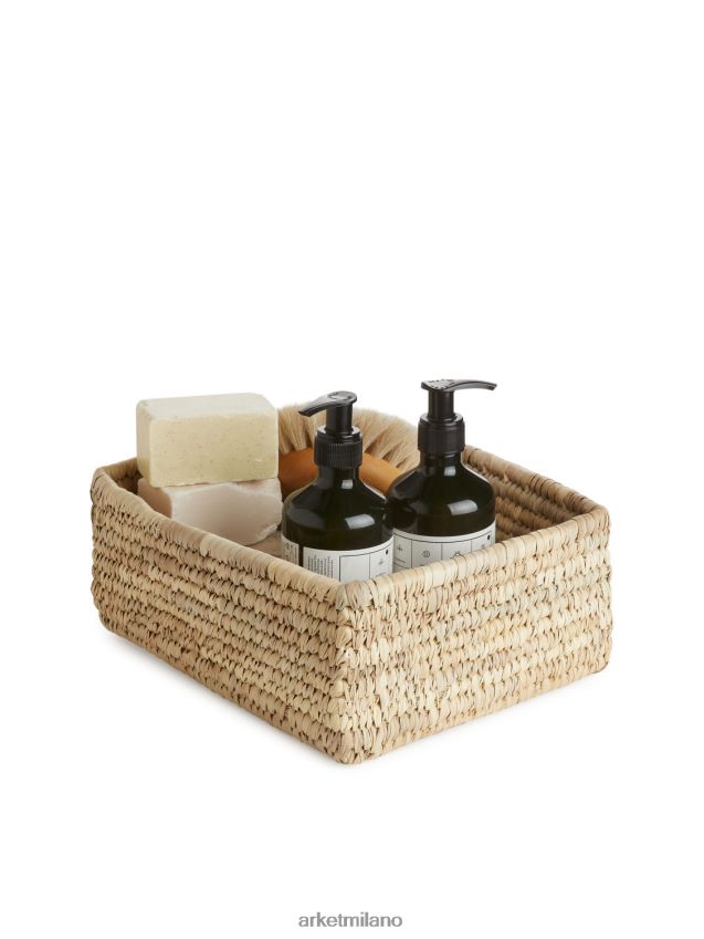articoli per la casa esso ARKET unisex un mondo di cestini portaoggetti per palme artigianali beige 6F0F6L1347