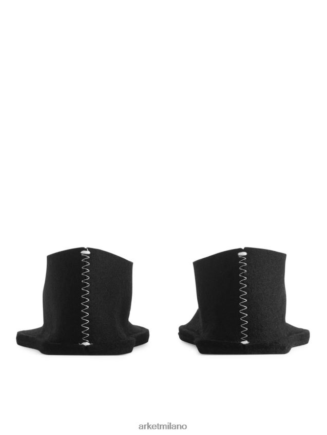 articoli per la casa esso ARKET unisex Pantofole in lana Pia Wallen nero 6F0F6L722