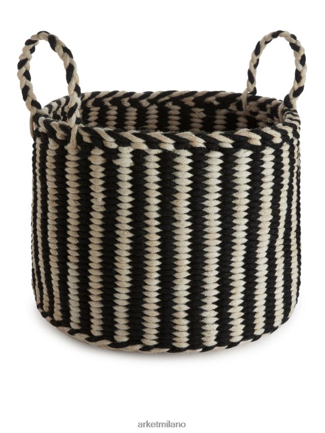 articoli per la casa esso ARKET unisex cestino portaoggetti 41 cm beige/nero 6F0F6L1355