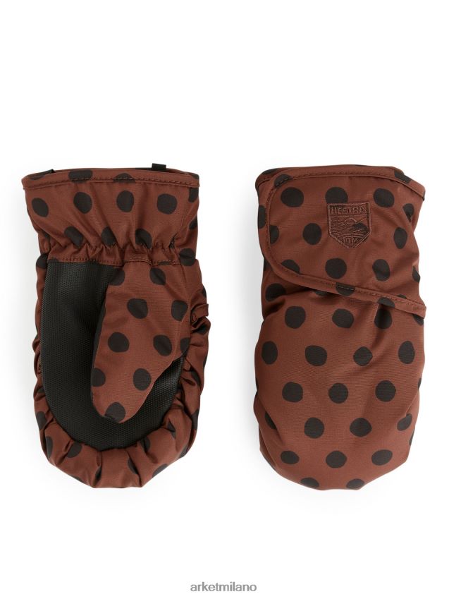 Accessori esso ARKET bambini Guanti hygge per bambini Hestra Marrone nero 6F0F6L1644