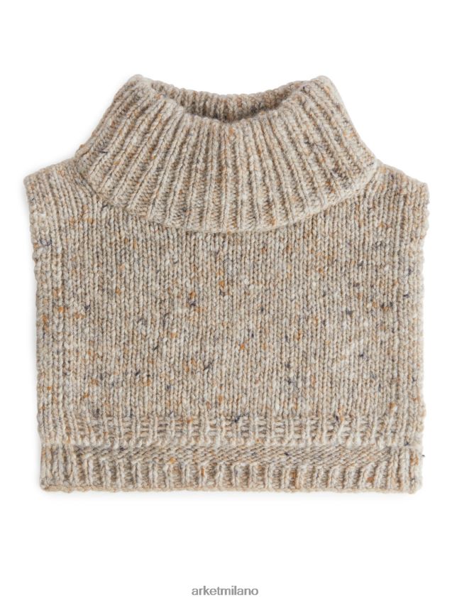 Accessori esso ARKET bambini neps finto collo alto beige melange 6F0F6L1660