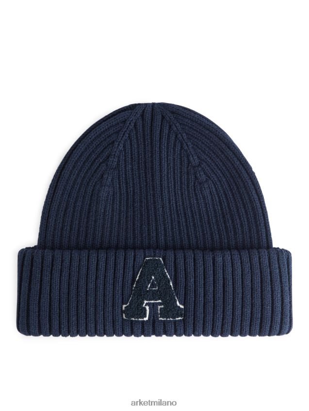 Accessori esso ARKET bambini berretto a coste blu scuro 6F0F6L1649