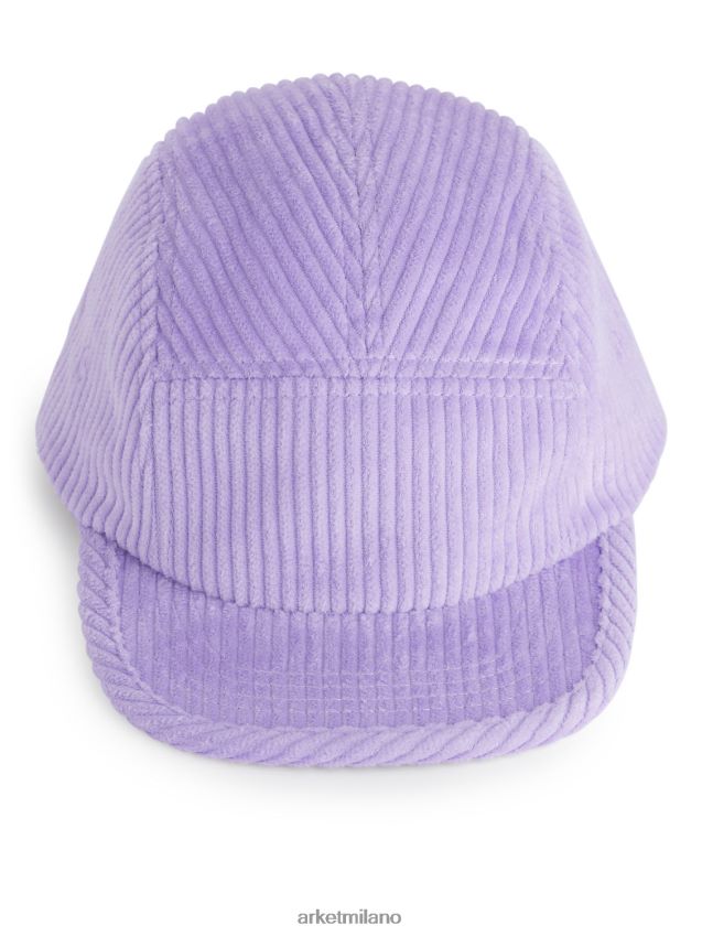 Accessori esso ARKET bambini berretto di velluto a coste lilla 6F0F6L1632