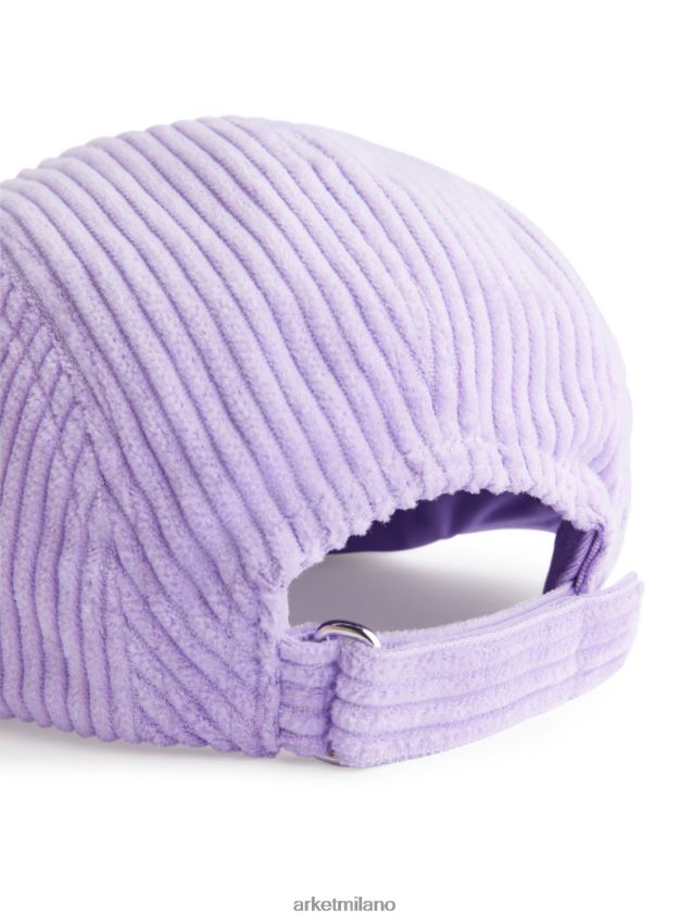Accessori esso ARKET bambini berretto di velluto a coste lilla 6F0F6L1632