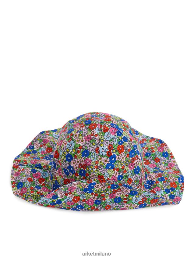 Accessori esso ARKET bambini cappellino in popeline multi/floreale 6F0F6L1638
