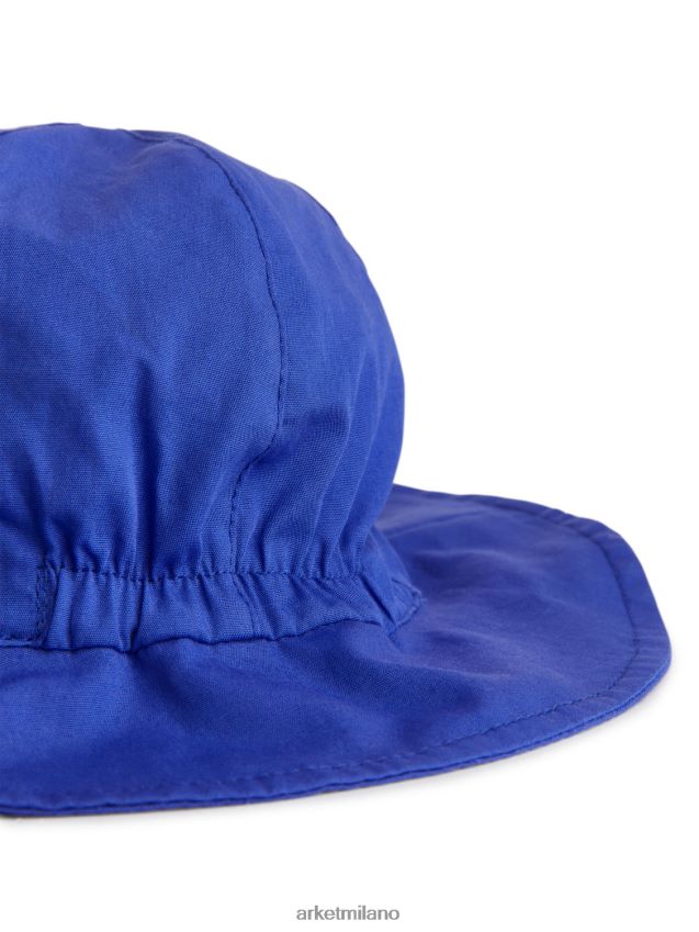 Accessori esso ARKET bambini cappello da sole in popeline blu 6F0F6L1775