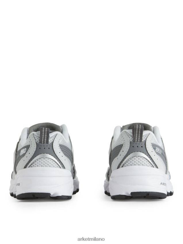 calzature esso ARKET bambini New Balance 530 scarpe da ginnastica per ragazzi bianco/grigio 6F0F6L1408