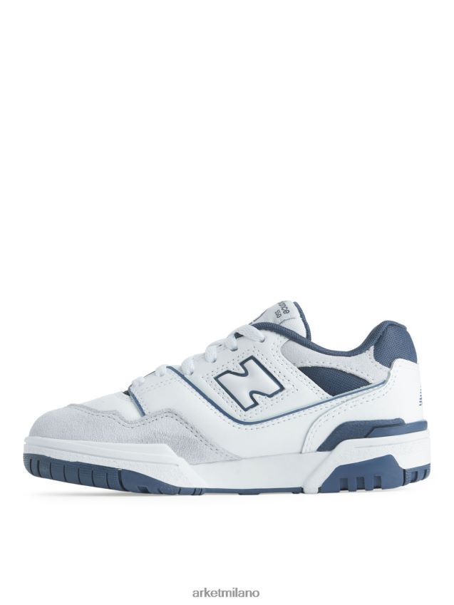 calzature esso ARKET bambini New Balance 550 scarpe da ginnastica per giovani bianco 6F0F6L1403