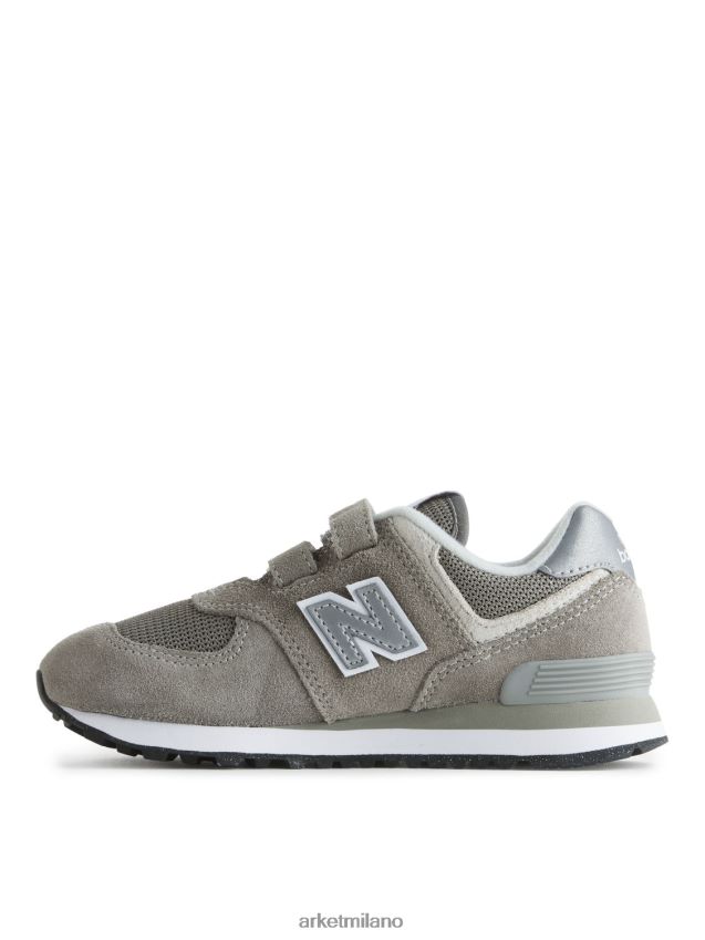calzature esso ARKET bambini New Balance 574 scarpe da ginnastica per bambini grigio 6F0F6L1420