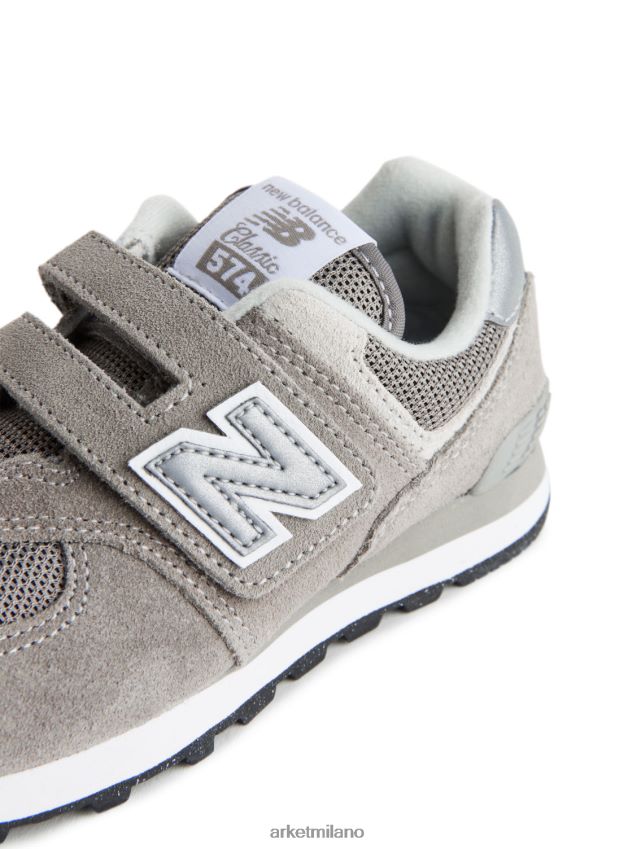 calzature esso ARKET bambini New Balance 574 scarpe da ginnastica per bambini grigio 6F0F6L1420