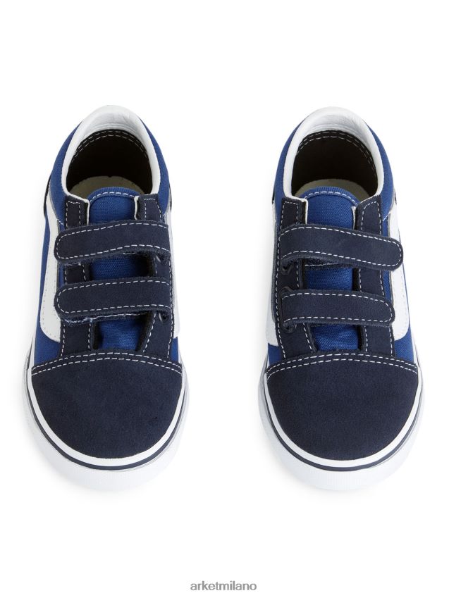calzature esso ARKET bambini Vans - Scarpe da ginnastica con chiusura a strappo Old Skool per bambini blu scuro/bianco 6F0F6L1398