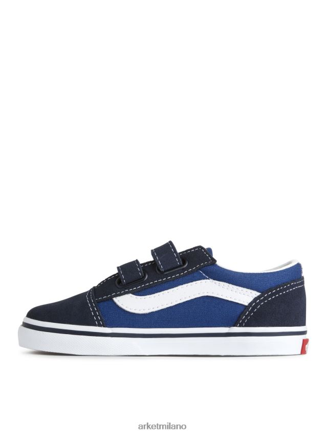 calzature esso ARKET bambini Vans - Scarpe da ginnastica con chiusura a strappo Old Skool per bambini blu scuro/bianco 6F0F6L1398