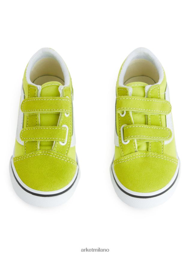 calzature esso ARKET bambini Vans - Scarpe da ginnastica con chiusura a strappo Old Skool per bambini verde acceso 6F0F6L1393