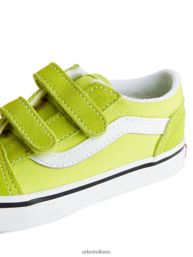 calzature esso ARKET bambini Vans - Scarpe da ginnastica con chiusura a strappo Old Skool per bambini verde acceso 6F0F6L1393