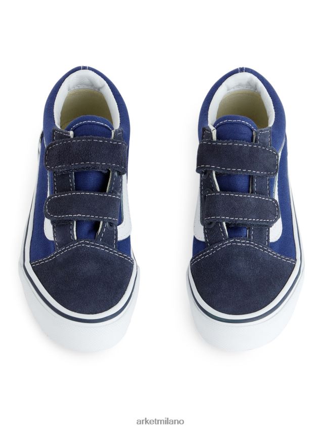 calzature esso ARKET bambini Vans Youth Old Skool scarpe da ginnastica blu scuro 6F0F6L1399