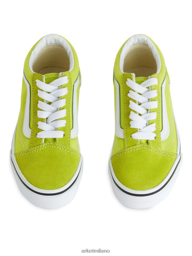 calzature esso ARKET bambini Vans Youth Old Skool scarpe da ginnastica verde acceso 6F0F6L1392