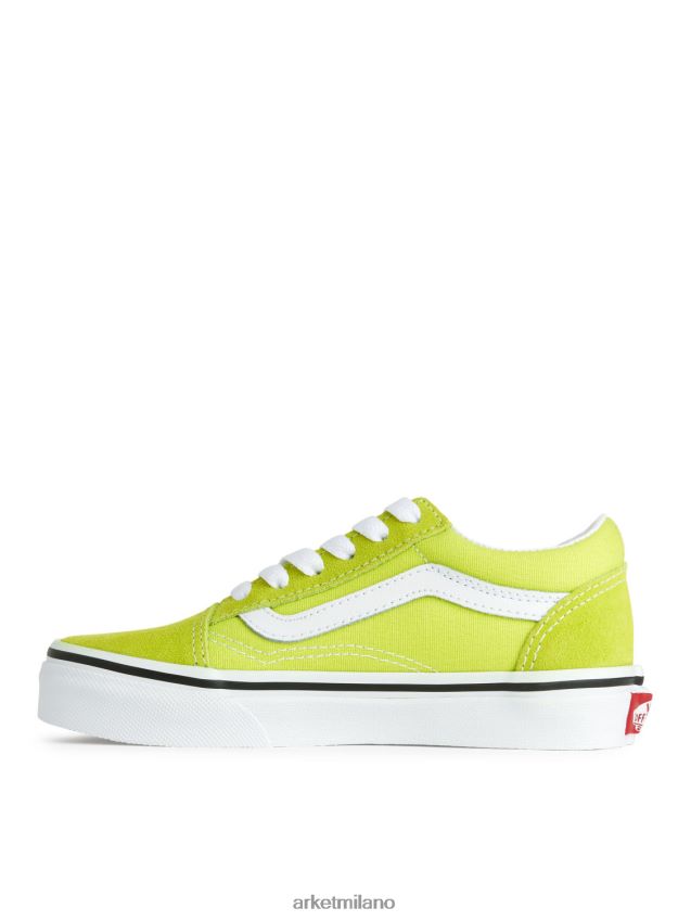 calzature esso ARKET bambini Vans Youth Old Skool scarpe da ginnastica verde acceso 6F0F6L1392