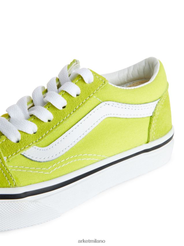 calzature esso ARKET bambini Vans Youth Old Skool scarpe da ginnastica verde acceso 6F0F6L1392