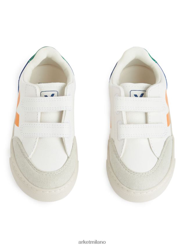 calzature esso ARKET bambini Veja V-12 scarpe da ginnastica per bambini bianco/giallo/blu 6F0F6L1410