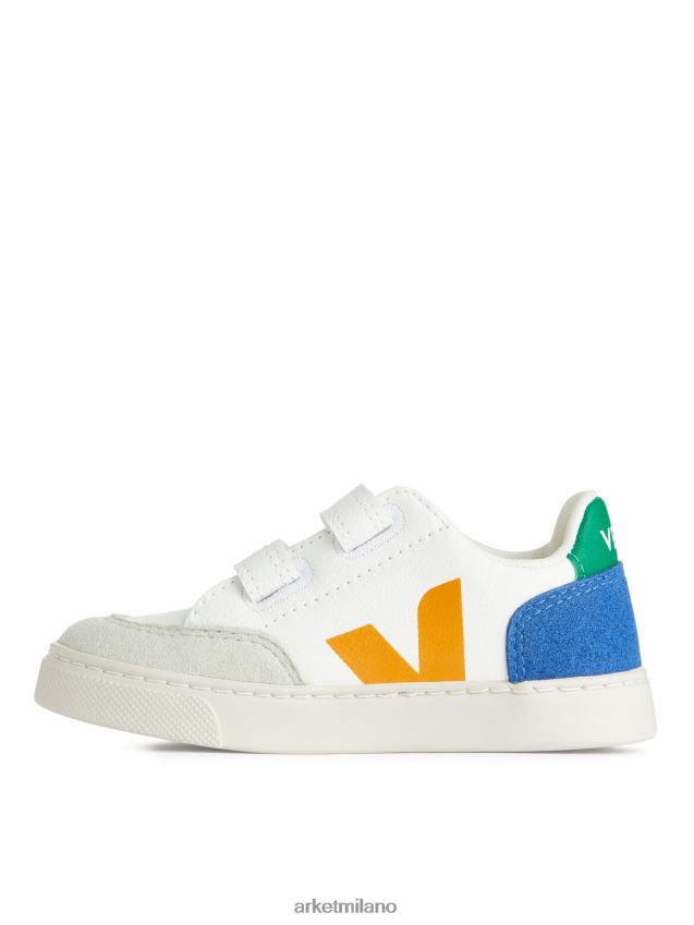 calzature esso ARKET bambini Veja V-12 scarpe da ginnastica per bambini bianco/giallo/blu 6F0F6L1410