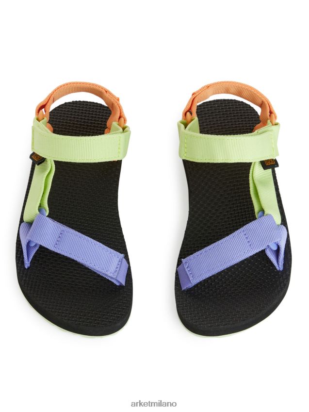 calzature esso ARKET bambini sandali junior universali teva originali nero/pastello 6F0F6L1401