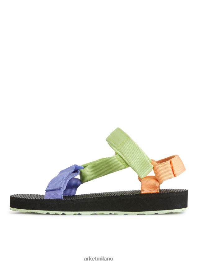 calzature esso ARKET bambini sandali junior universali teva originali nero/pastello 6F0F6L1401
