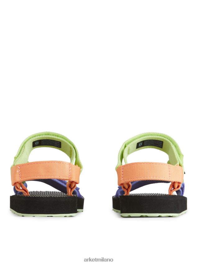calzature esso ARKET bambini sandali junior universali teva originali nero/pastello 6F0F6L1401