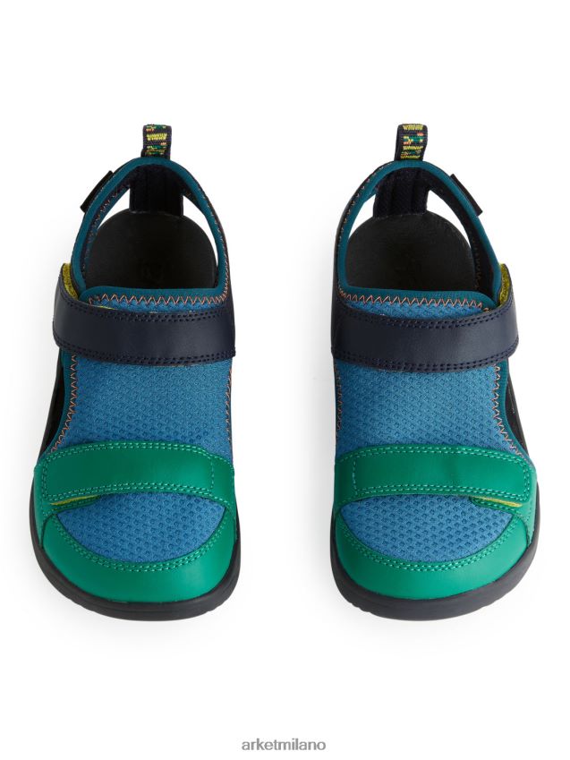 calzature esso ARKET bambini sandali per bambini Teva Hurricane Seeado blu verde 6F0F6L1402
