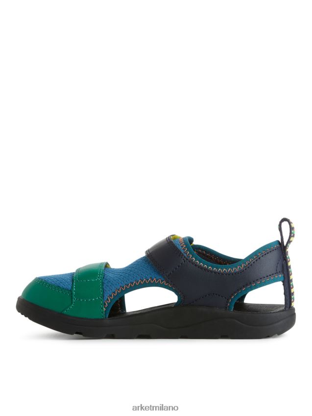 calzature esso ARKET bambini sandali per bambini Teva Hurricane Seeado blu verde 6F0F6L1402