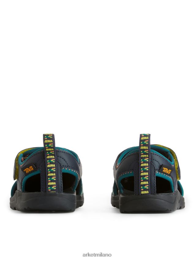 calzature esso ARKET bambini sandali per bambini Teva Hurricane Seeado blu verde 6F0F6L1402