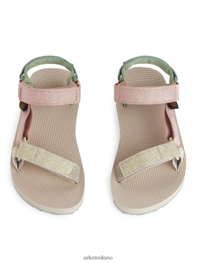 calzature esso ARKET bambini sandali universali per bambini teva originali metallico/multi 6F0F6L1407