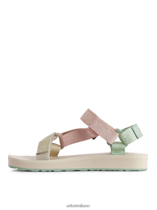 calzature esso ARKET bambini sandali universali per bambini teva originali metallico/multi 6F0F6L1407