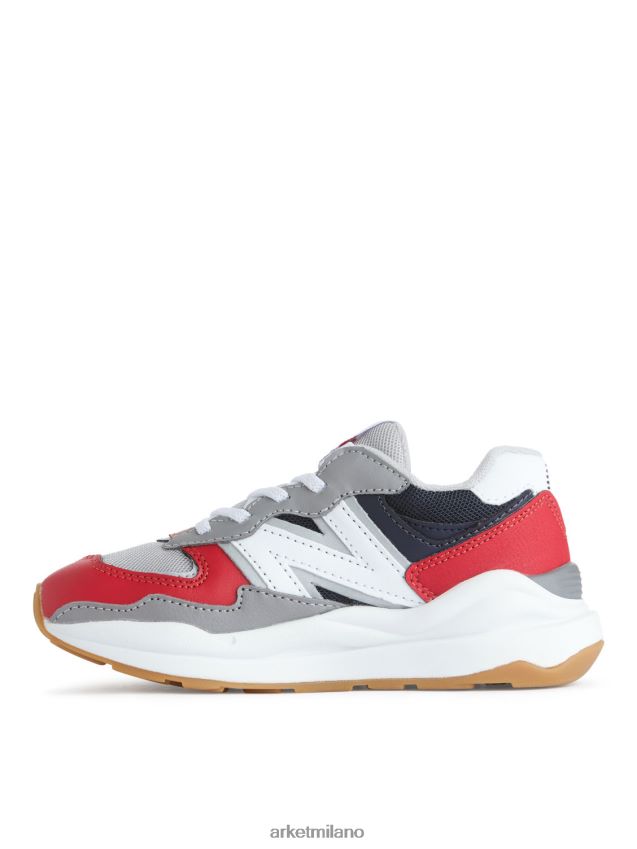 calzature esso ARKET bambini scarpe da ginnastica new balance 5740 rosso/bianco/grigio/nero 6F0F6L1415