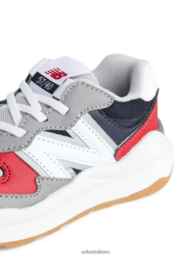 calzature esso ARKET bambini scarpe da ginnastica new balance 5740 rosso/bianco/grigio/nero 6F0F6L1415