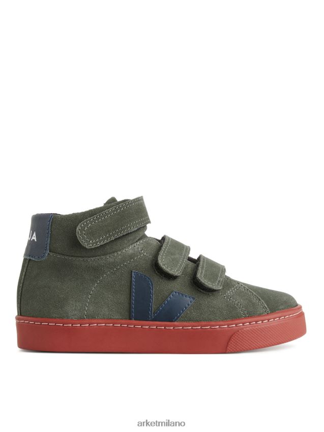 calzature esso ARKET bambini veja esplar scarpe da ginnastica medie da bambino verde kaki 6F0F6L1427