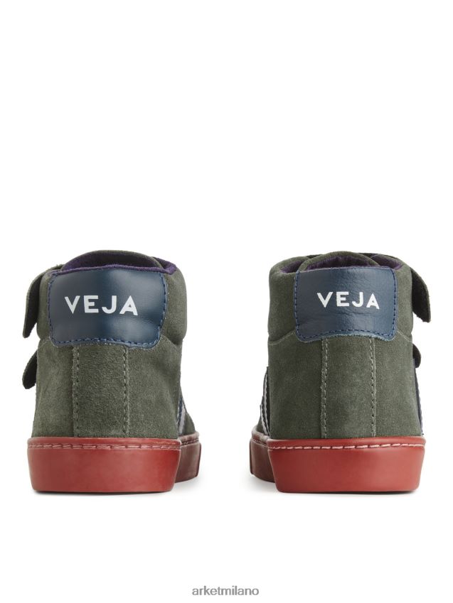 calzature esso ARKET bambini veja esplar scarpe da ginnastica medie da bambino verde kaki 6F0F6L1427