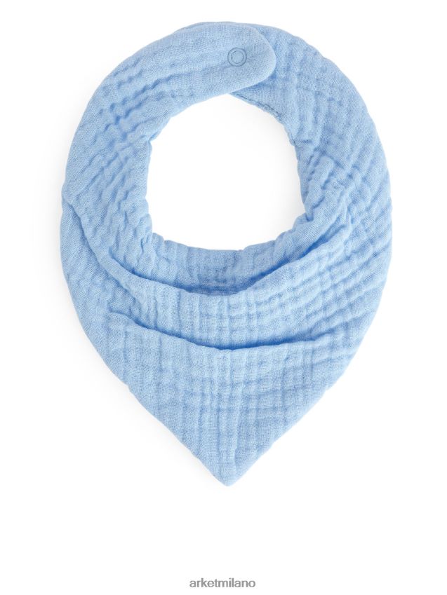 vestiario esso ARKET bambini Bavaglino di garza, set da 2 azzurro/beige 6F0F6L1692