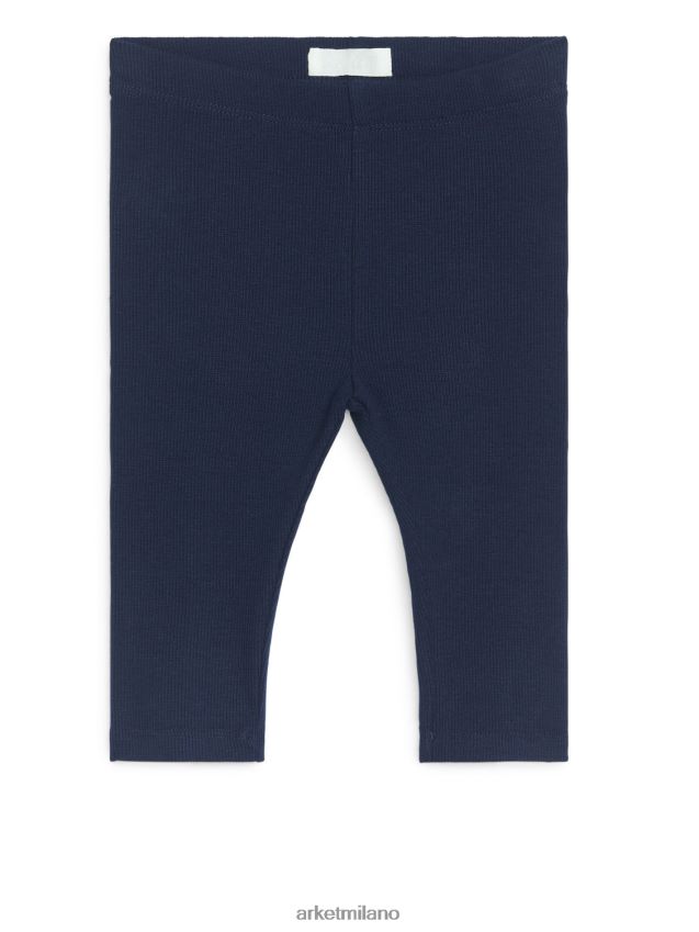 vestiario esso ARKET bambini leggings a coste blu scuro 6F0F6L1772