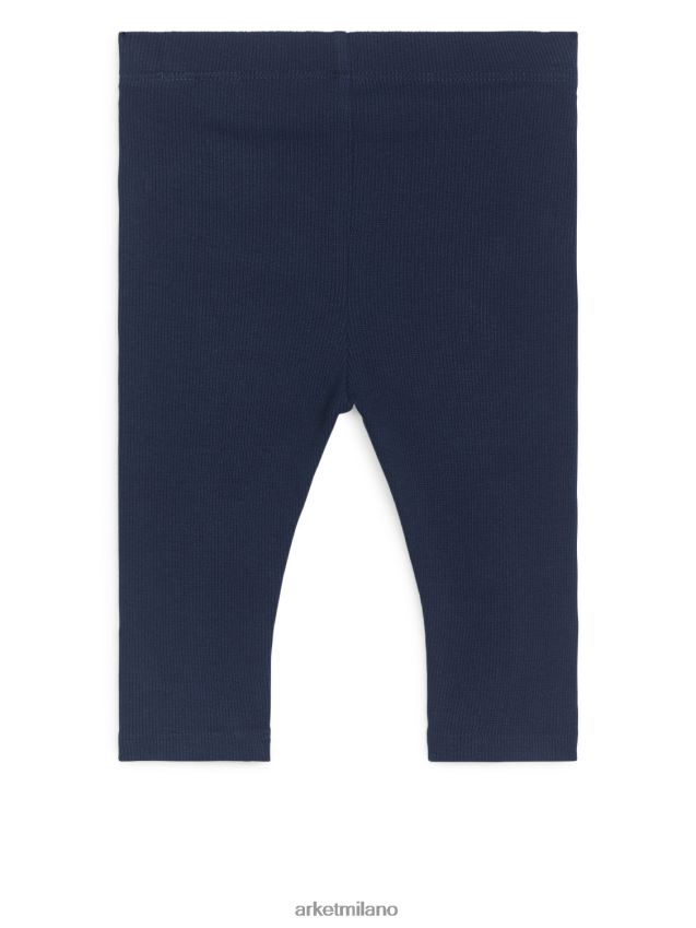 vestiario esso ARKET bambini leggings a coste blu scuro 6F0F6L1772