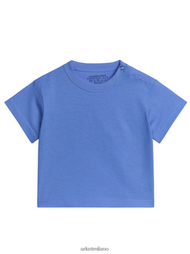 vestiario esso ARKET bambini maglietta a maniche corte blu 6F0F6L1749