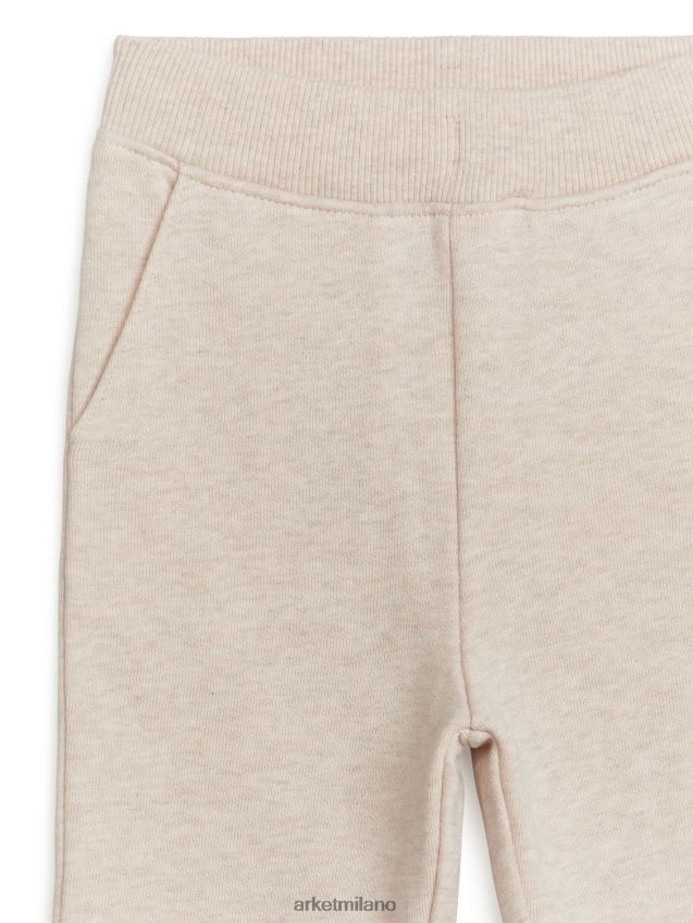 vestiario esso ARKET bambini pantaloni della tuta di cotone melange di avena 6F0F6L1738