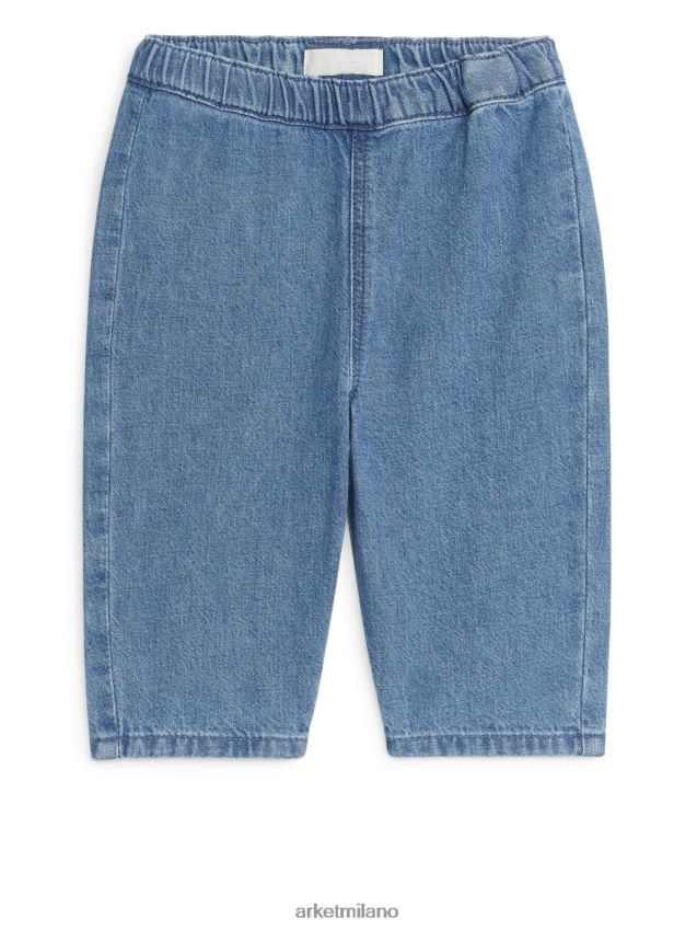 vestiario esso ARKET bambini pantaloni in morbido denim blu lavato 6F0F6L1767