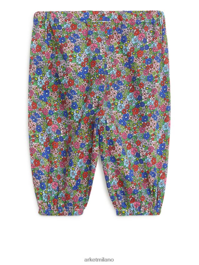 vestiario esso ARKET bambini pantaloni stampati all-over blu/floreale 6F0F6L1732