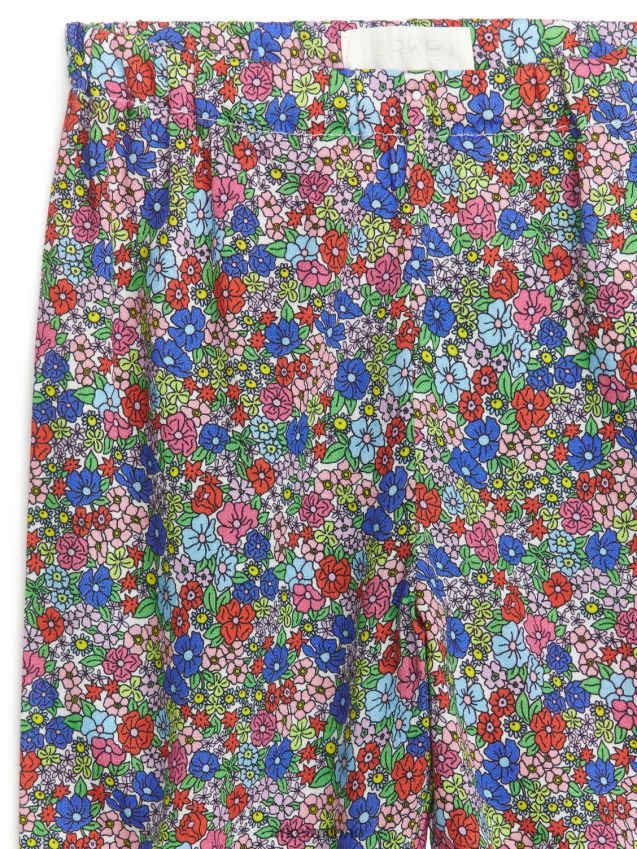 vestiario esso ARKET bambini pantaloni stampati all-over blu/floreale 6F0F6L1732