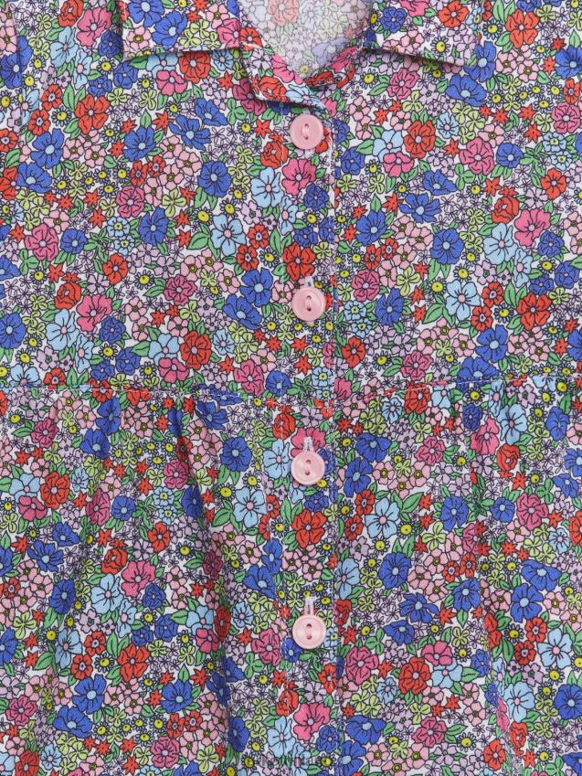 vestiario esso ARKET bambini tuta corta in cotone multi/floreale 6F0F6L1733