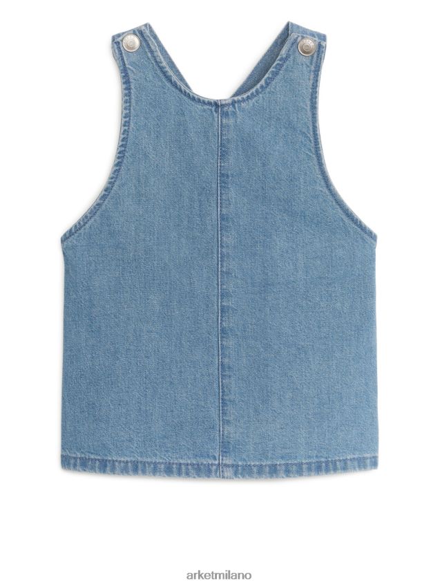 vestiario esso ARKET bambini vestito con salopette in denim blu 6F0F6L1741